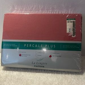 Percale plus 200-thread-count contour sheet